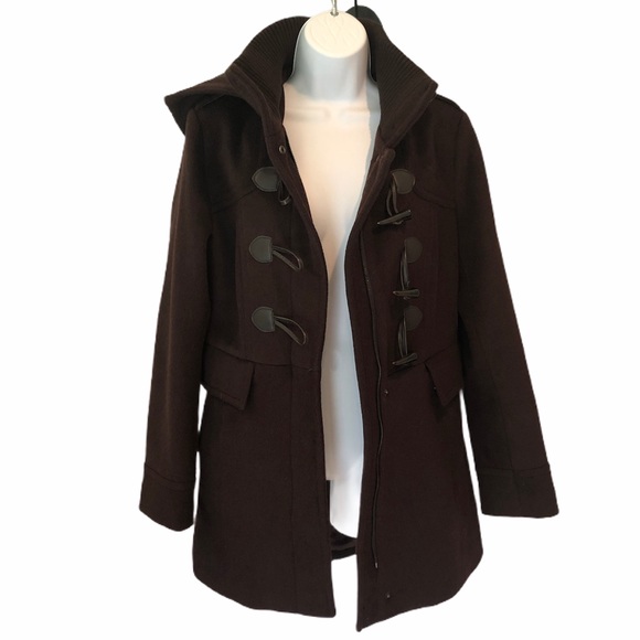 Kenneth Cole Jackets & Blazers - Kenneth Cole New York brown wool blend coat